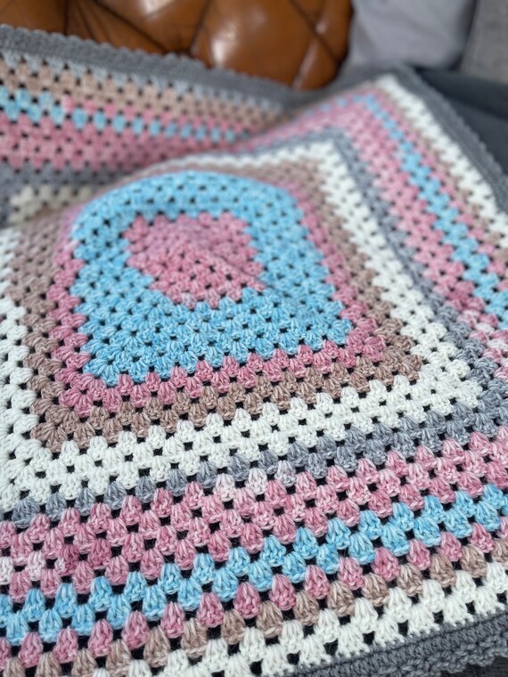 Crochet Baby Blanket. Cellular Blanket. Handmade Baby Blanket Etsy Ireland