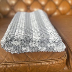 handmade crochet bobble blanket