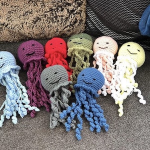 Crochet jellyfish baby cosy soft