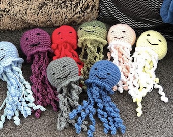 Crochet jellyfish baby cosy soft