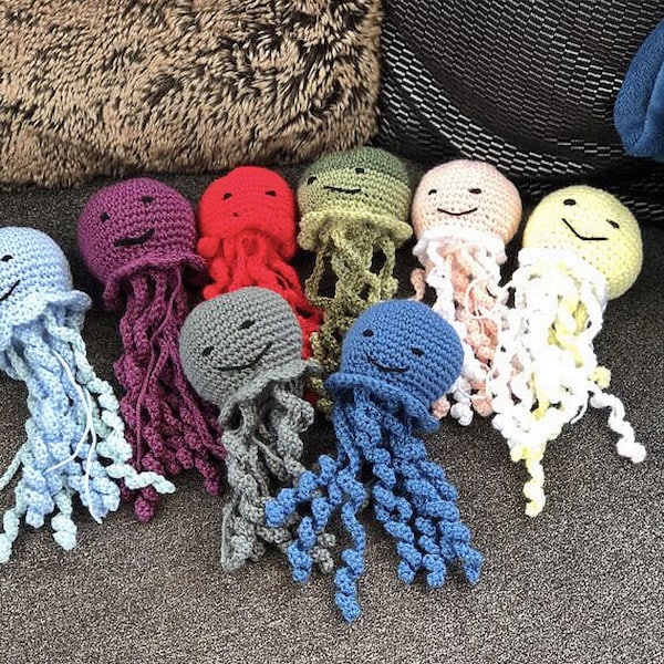 Crochet jellyfish baby cosy soft