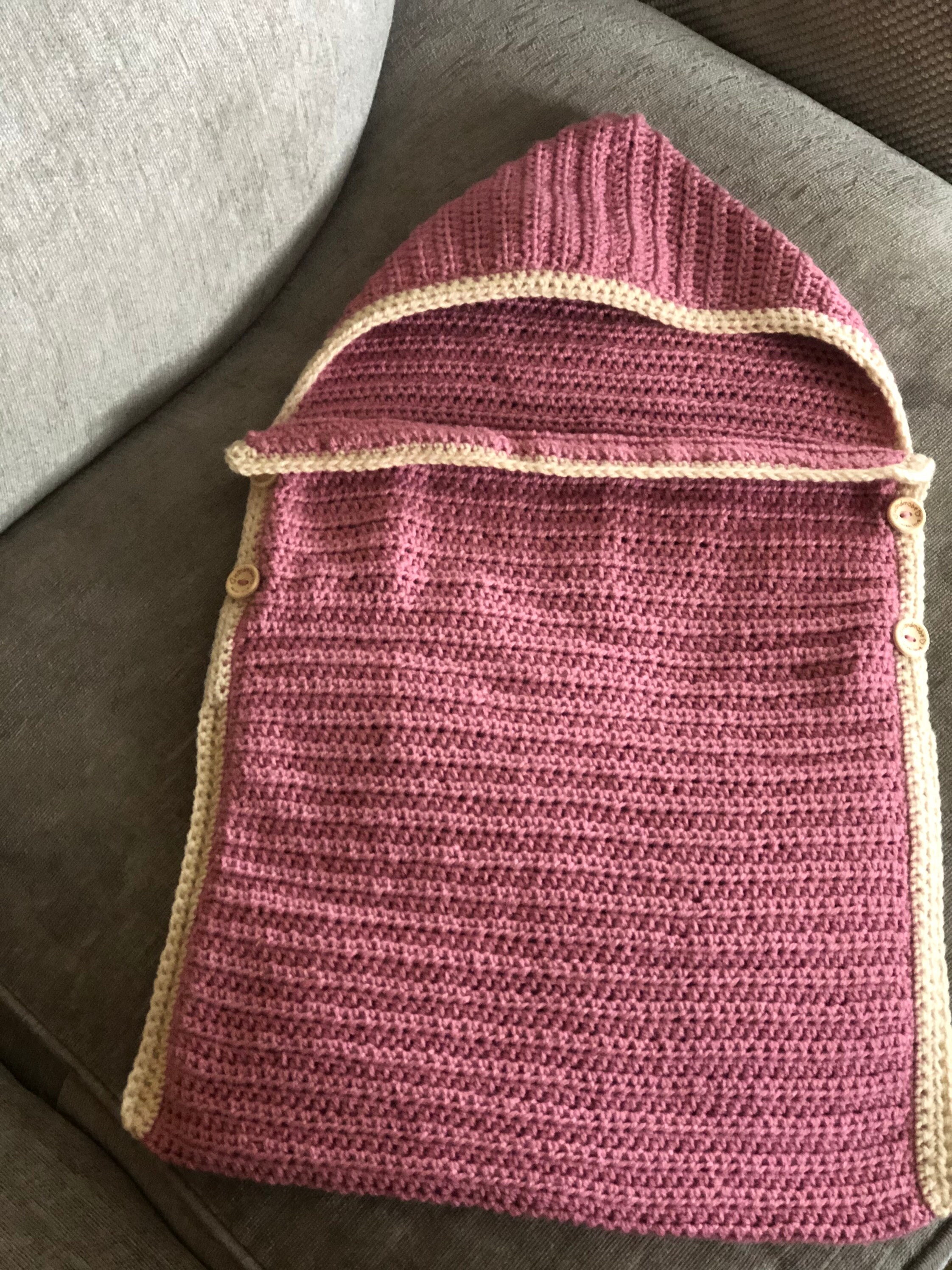 Handmade Crochet Baby Cocoon Baby Sleeping Bag Baby Blanket Etsy UK