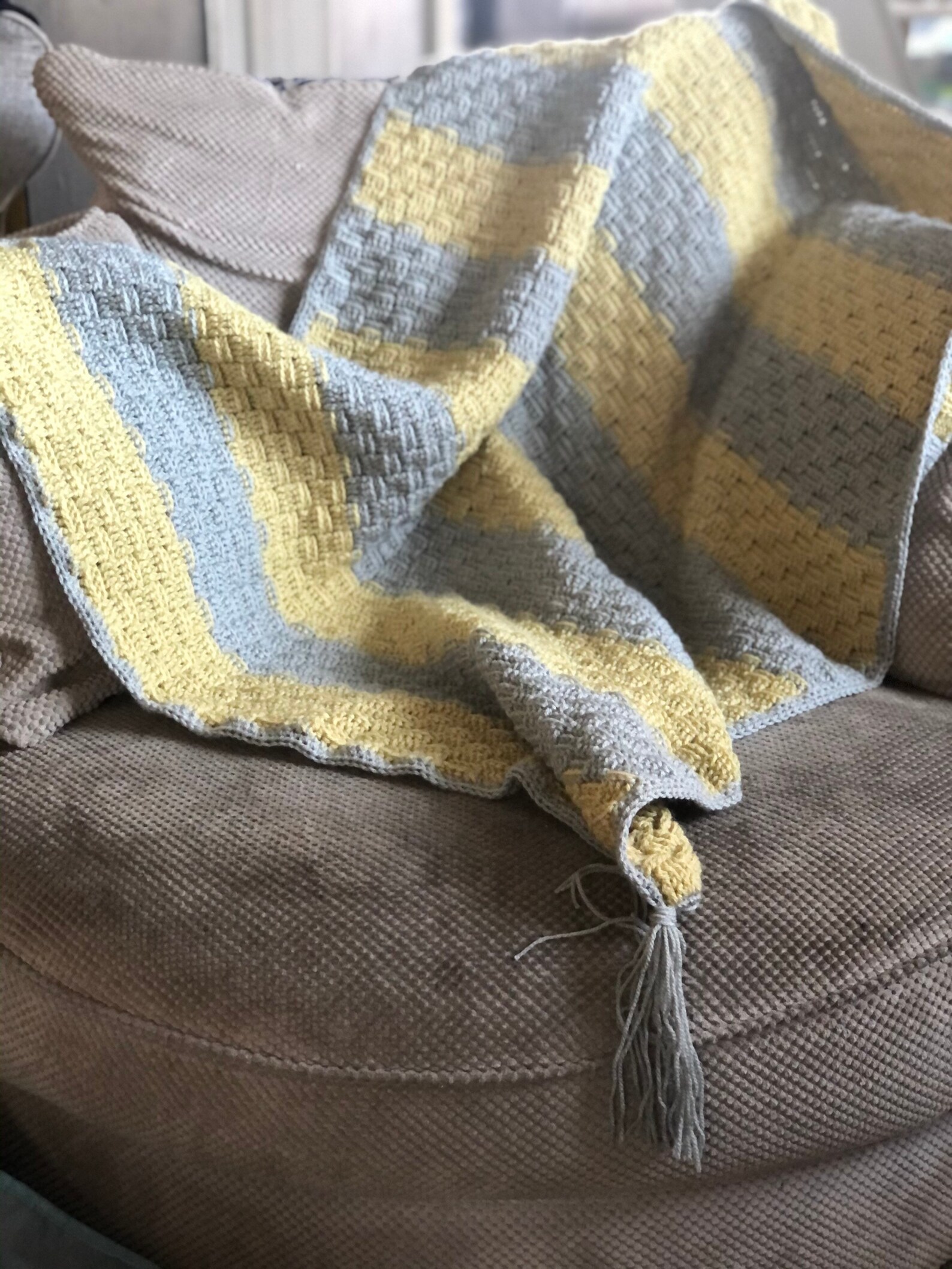 Handmade Crochet Throw. Crochet Blanket. Super Warm Cosy Etsy