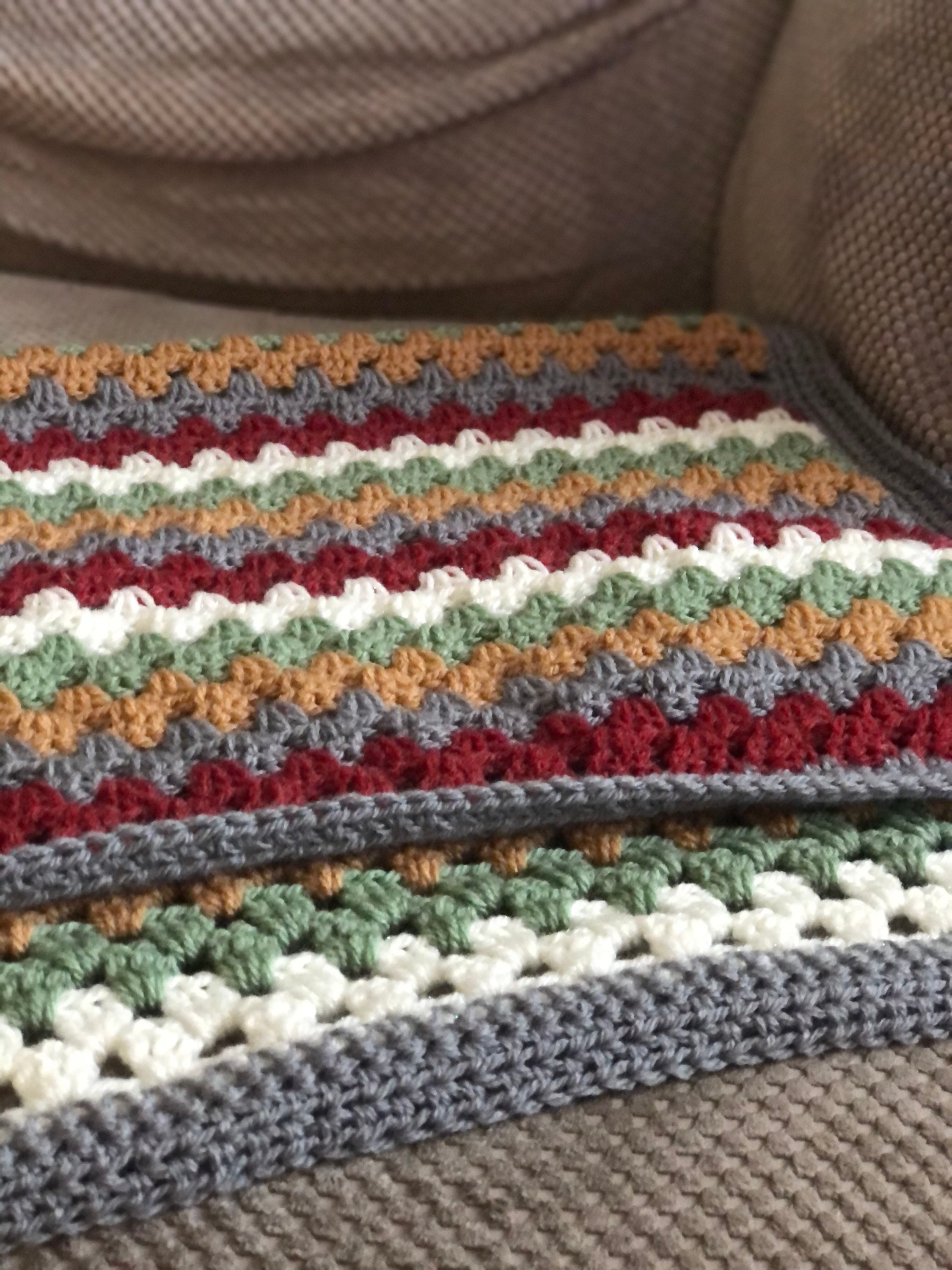 Crochet Babys Blanket Knitted Blanket Cellular Blanket Etsy UK