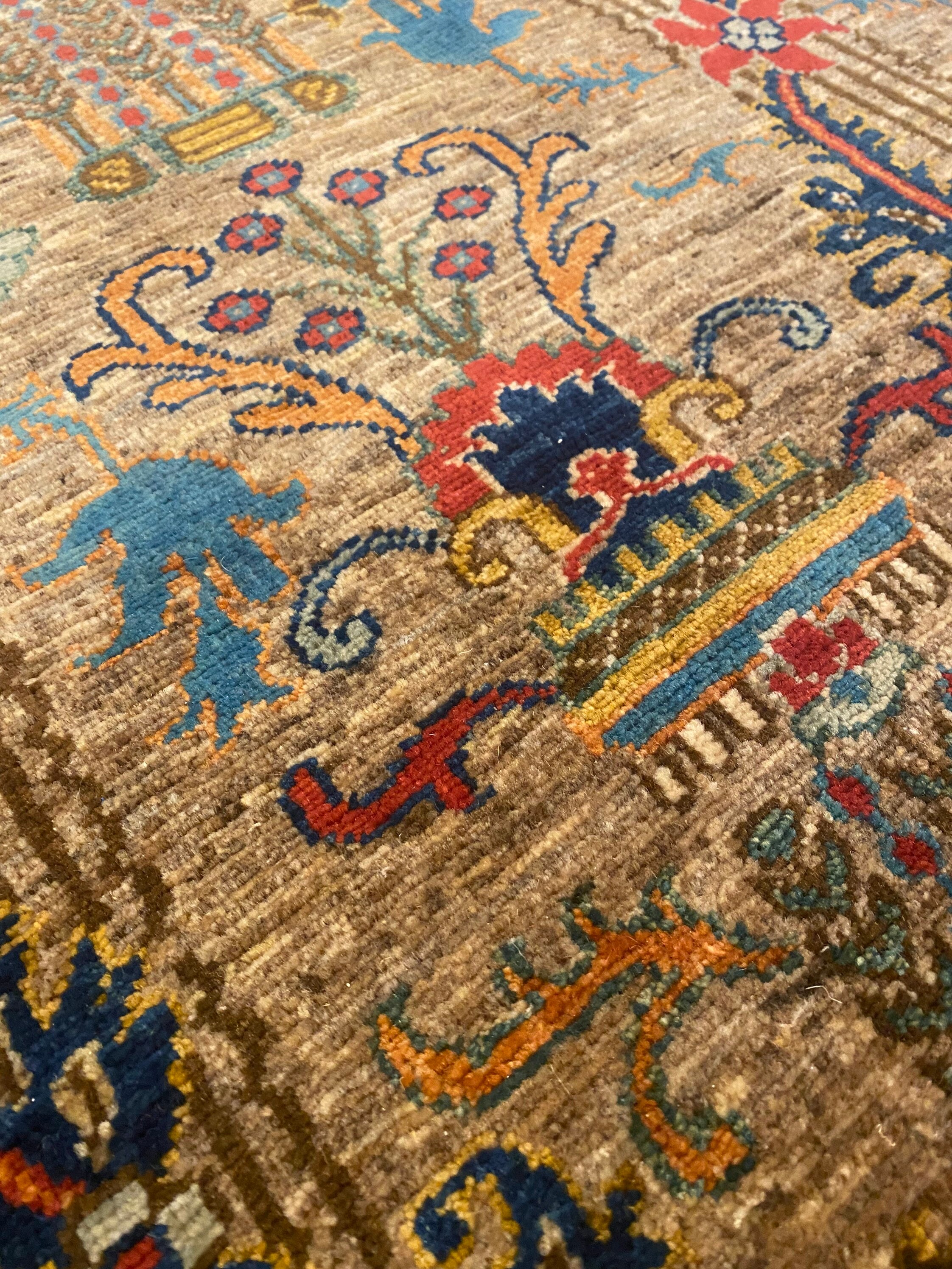 Handmade 150x100cm Area Rug 3x5 Ft Hand Knotted Afghan Wool Etsy UK