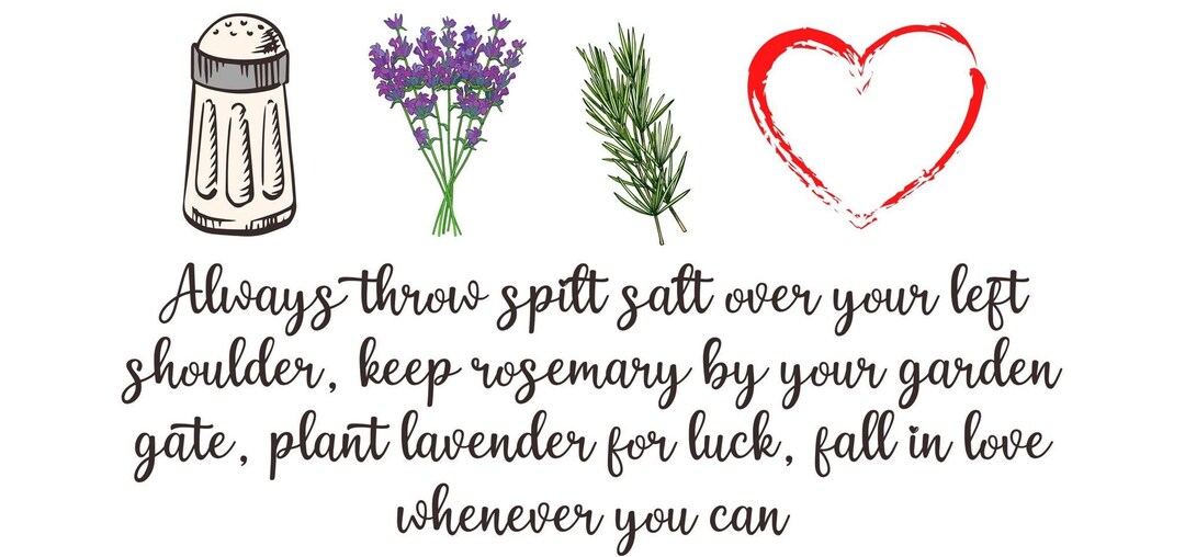 Practical Magic Svg, Salt Rosemary Lavender Love Svg, Sally Quote Svg ...