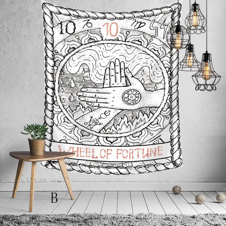 Line Drawing Tapestry Black and White Pattern Tapestry Etsy