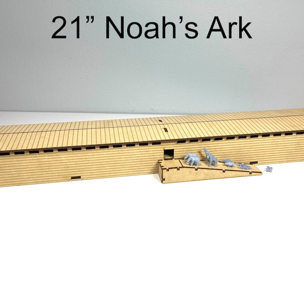 Noah’s Ark, 21 Inch Ark Model, 1:250 scale model of Noah's Ark - Ancient Bible Models