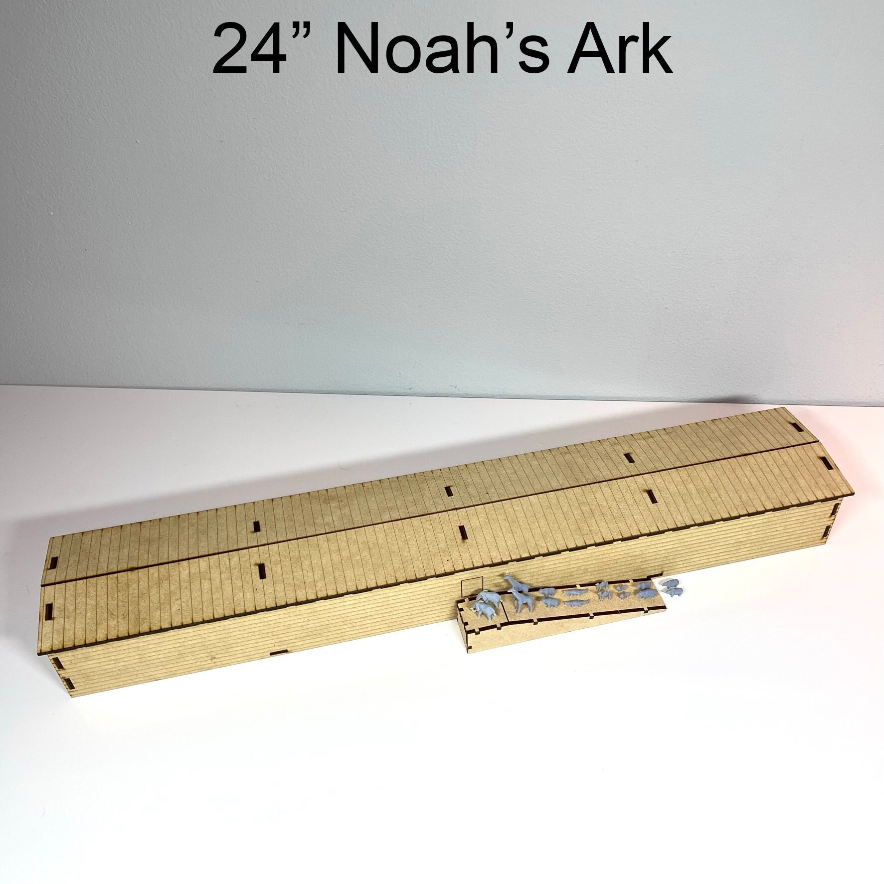 Noah's Ark, 24 Inch Ark Model, 1:220 Scale Model of Noah's Ark