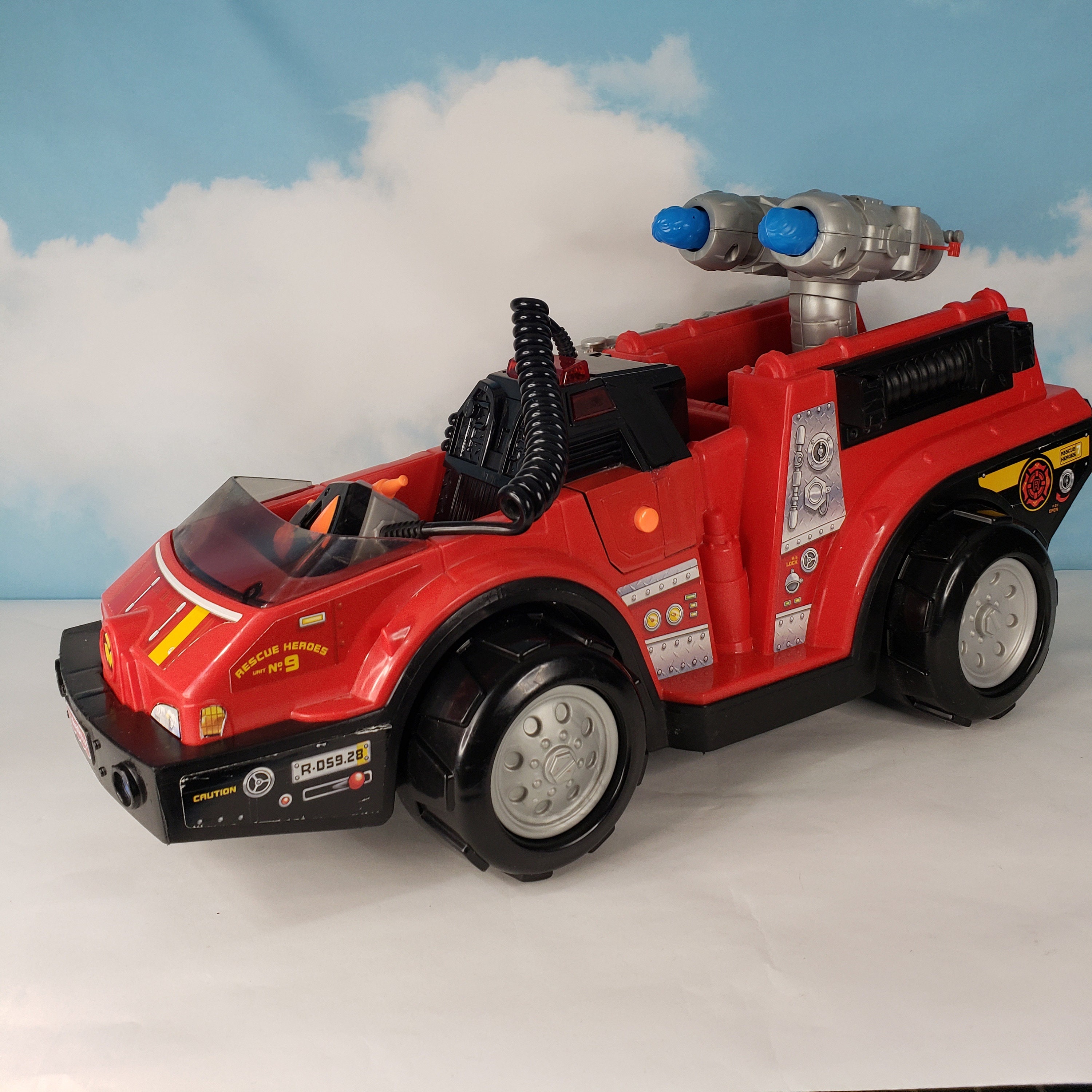 Fisherprice Rescue Hero LOT Fire Truck & HEROES Two Billy Etsy