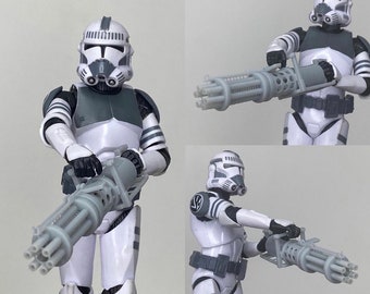 Clone Trooper z-6 à l'échelle 1:12 pour Black Series 6 pouces