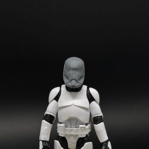 Imperial Clone Commando Trooper 1/18 schaalhelm voor Custom Black Series 3,75 inch