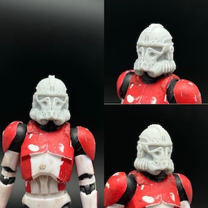 1:12 Phase 2 Clone Trooper Skull Casque pour Black Series 6inch