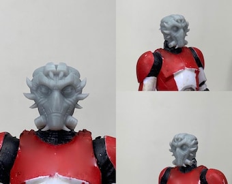 1:12 Jedi Master ImaGunDi Head Sculpt Custom For Black Series