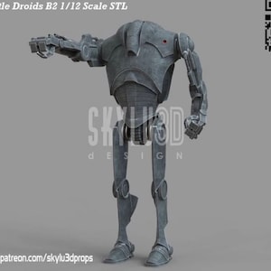 1:12 SW B2 DIY Droid Kit Zwart Series 6" 1/12