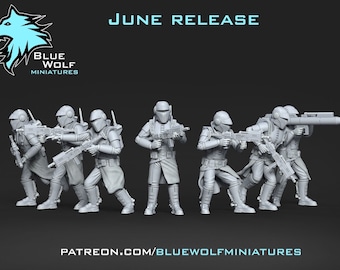 Blue Wolf Miniatures: Nimbus Commandos