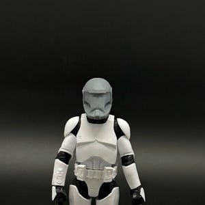 Commando Clone Trooper 1/18-helm voor Custom Black Series 3,75 inch