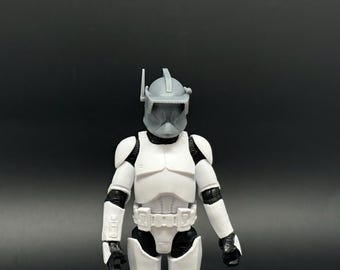Phase 1 Commander Cody Clone Trooper 1/18 Scale Helmet for Custom Black Series 3.75in