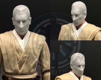 1:12 Animated Thrawn Head Sculpt Custom For Black Series
