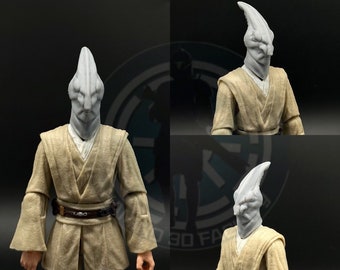 Scultura della testa di Coleman Trebor in scala 1:12 personalizzata per la serie Black