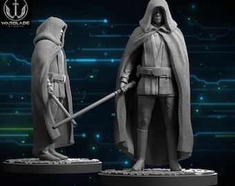 Luke Miniatur 35 mm Legion 40 mm Bruchspitze 75 mm Display - WarBlade Studio
