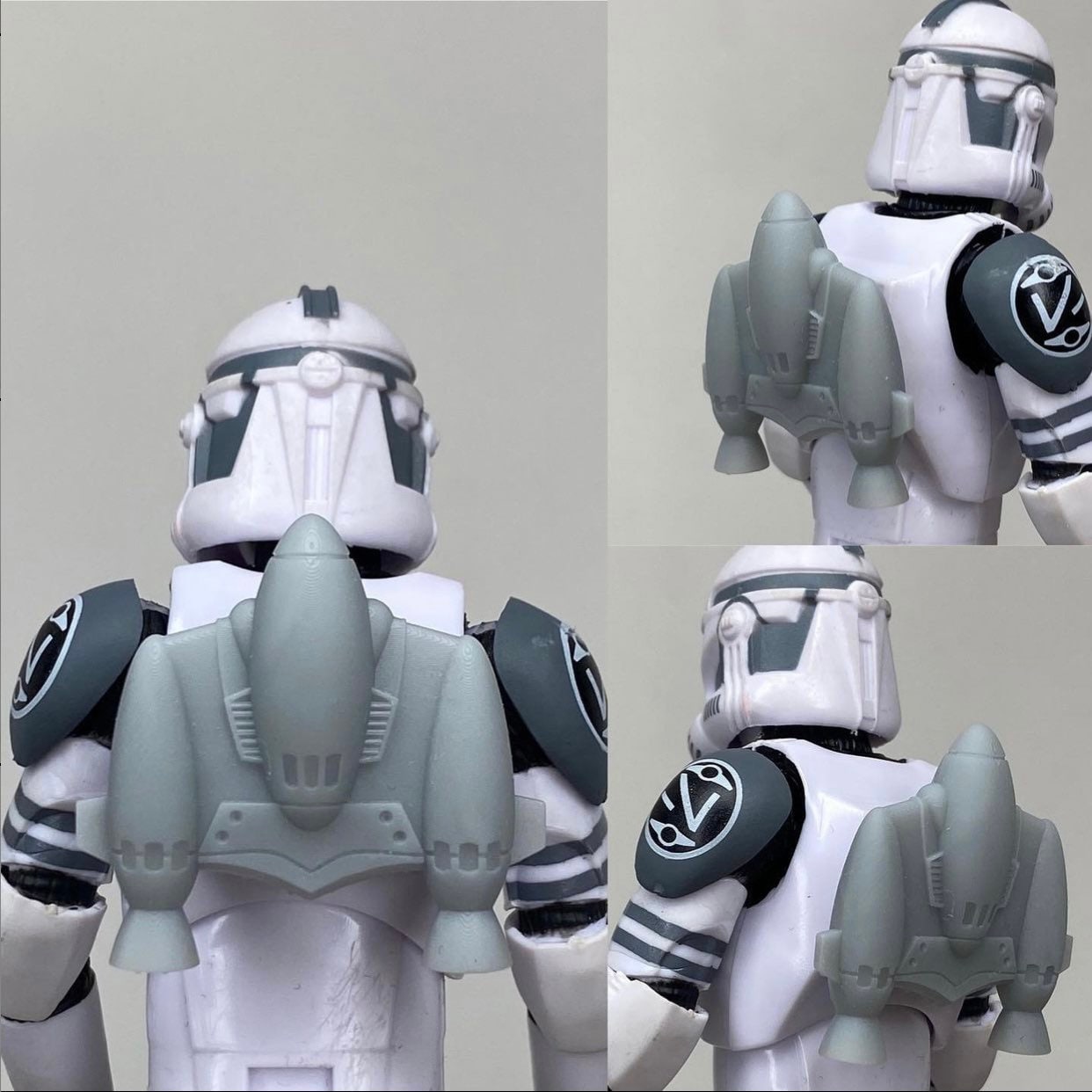 1:12 Clone Trooper 2005 Jetpack for Black Series 6inch