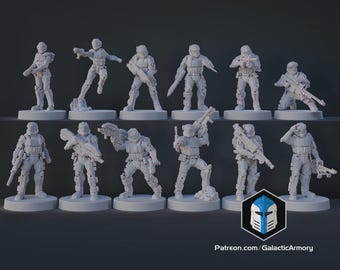 Arsenal Galáctico: Conjunto de 12 Miniaturas ODST