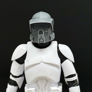 ARF Realistisk Klonsoldathjälm i Skala 1/12 för Custom Black Series 15 cm