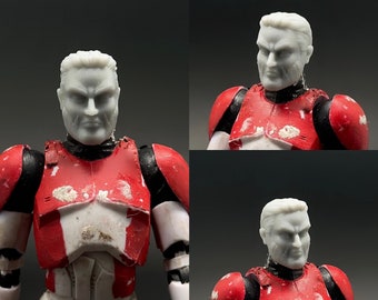 1:12 Alexsandr Kallus Head Sculpt Custom For Black Series