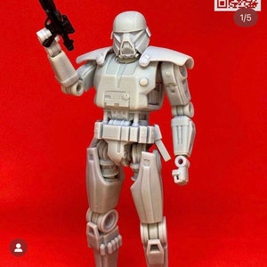 1:12 SW Dark Trooper DIY Kit Black Series 6” 1/12