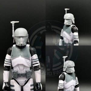 1:12 Desert Wolffe Trooper Helmet for Black Series 6inch
