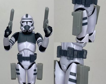 1:12 Captain Fordo Clone Trooper Holster Set for Black Series 6inch