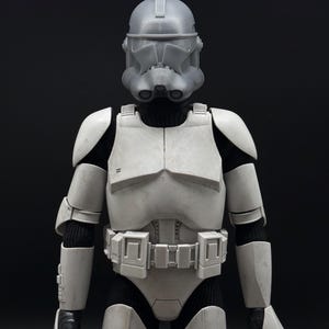Phase 2 Clone Trooper Helmet – 1/6 Scale 3D Printed Helmet for 12 Inch Custom Action Figures