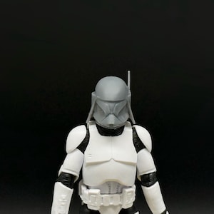 Commander Fracture Clone Trooper 1/18 Scale Helmet for Black Series 3.75in