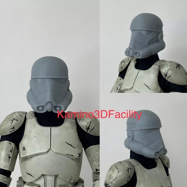 1:6 HT Phase 3 Clone Trooper Helmet for Custom 12in Figure