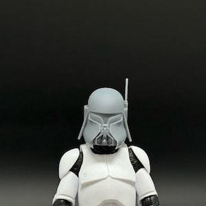 Commander Achilles klonsoldathjälm i skala 1/18 för anpassad Black Series 3,75 tum