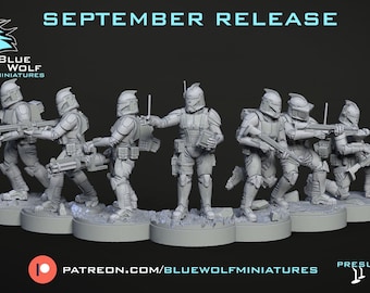 Blue Wolf Miniatures: Concept Clones