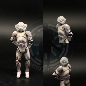1:18 Nien Nunb Kopf Sculpt für Black Series 9,5 cm