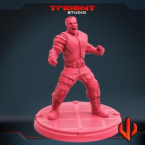 Trident Studio: Steelman - Miniatura de 32 mm, 40 mm (escala MCP) o 75 mm