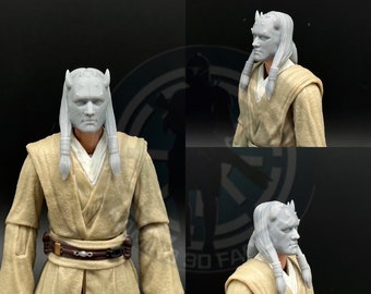 1:12 Eeth Koth Head Sculpt Custom For Black Series