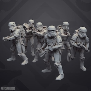 Authority Tactical Standard Troopers Miniature 35mm Legion 40mm Shatterpoint - Skullforge Studios