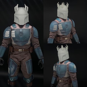 1:6 HT Mando Super Commando v1 hjälm för anpassad 12-tums figur