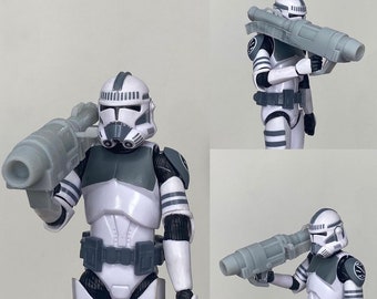 1:12 Clone Trooper Plx-1 For Black Series 6inch
