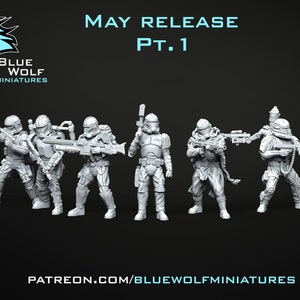 Blue Wolf Miniatures: Remnant Clones