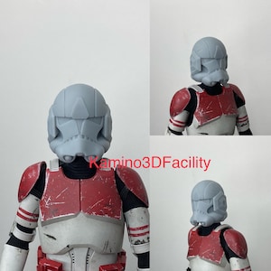 Casque de soldat clone 1: 6 HT Spec Ops Phase 2 pour Figure personnalisée de 12 pouces