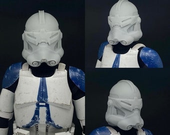 Casque HT Jek-14 Clone Trooper 1:6 pour figurine personnalisée 12 pouces