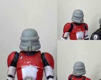 1:12 Commander Berwald Clone Trooper Helmet for Black Series 6inch