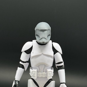 Commando Clone Trooper 1/12 Scale Helmet for Custom Black Series 6in