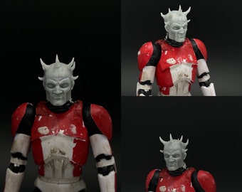 1:12 Animated Savage Head Sculpt Custom For Black Series
