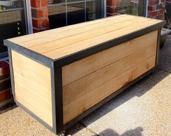 Outdoor Storage Bench Woodworking Plans